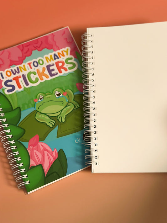 "I own too many stickers" Sticker-Album