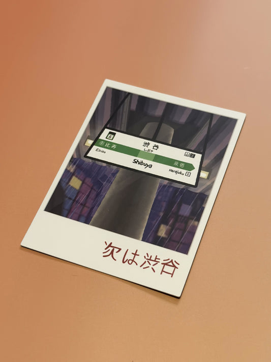 🚃Shibuya Station Polaroid 🚃