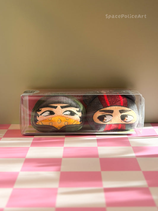 🐈⬛Clancy & Torchbearer🌻 Magnetic Plush Keychain