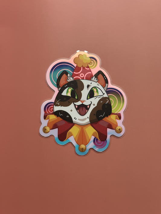 🎪 Tricolor Clown Cat 🎪