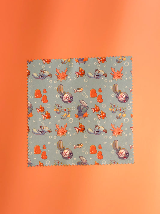 Wasser Brillenputztuch