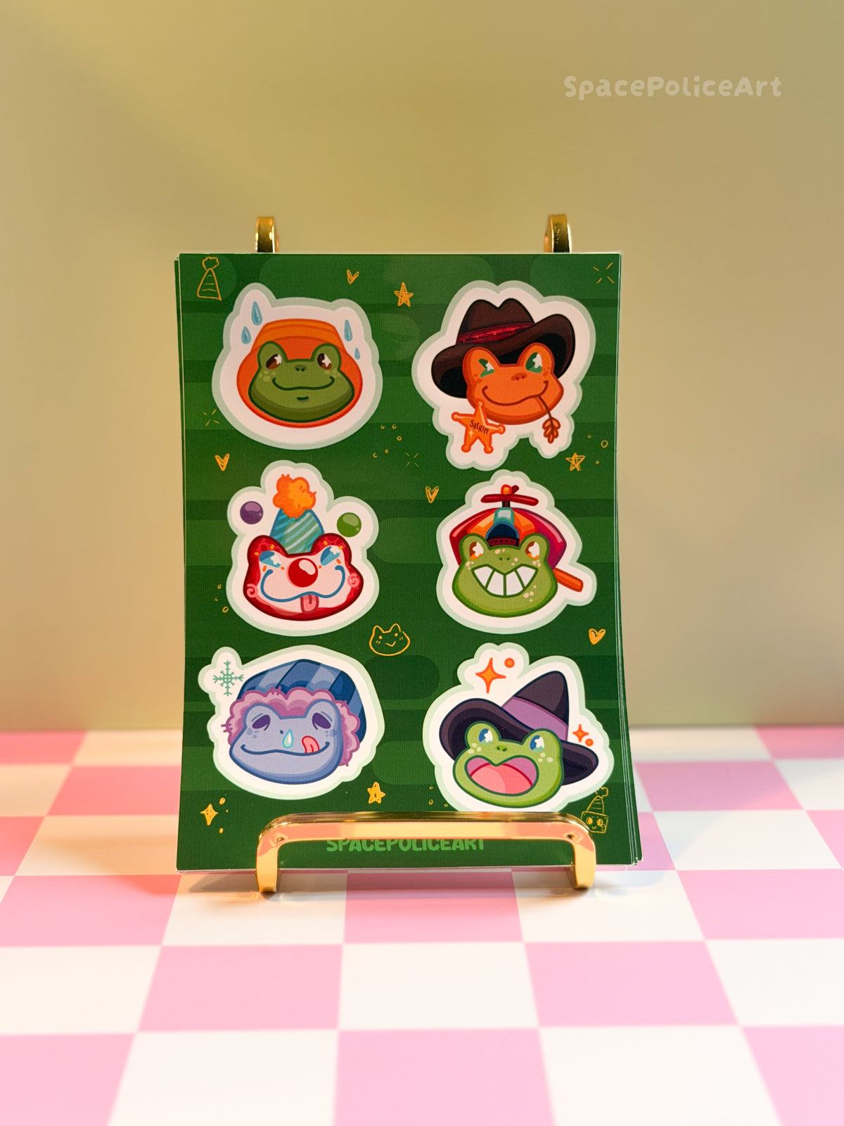 🐸 Frösche mit Hüten 🐸