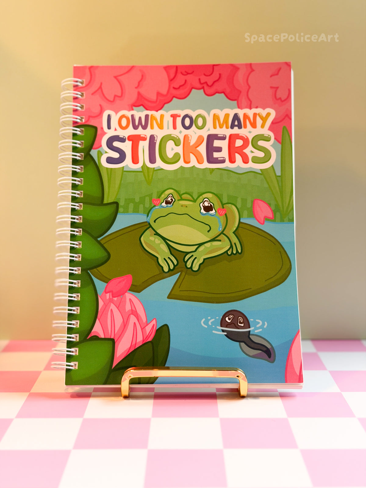 "I own too many stickers" Sticker-Album