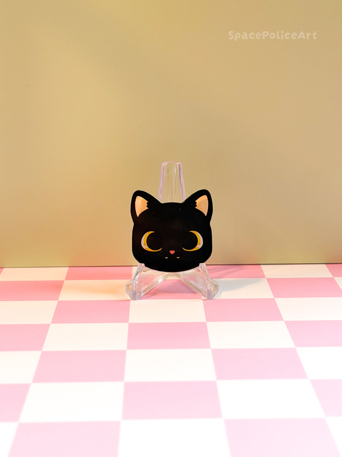 Magnet Clip Schwarze Katze