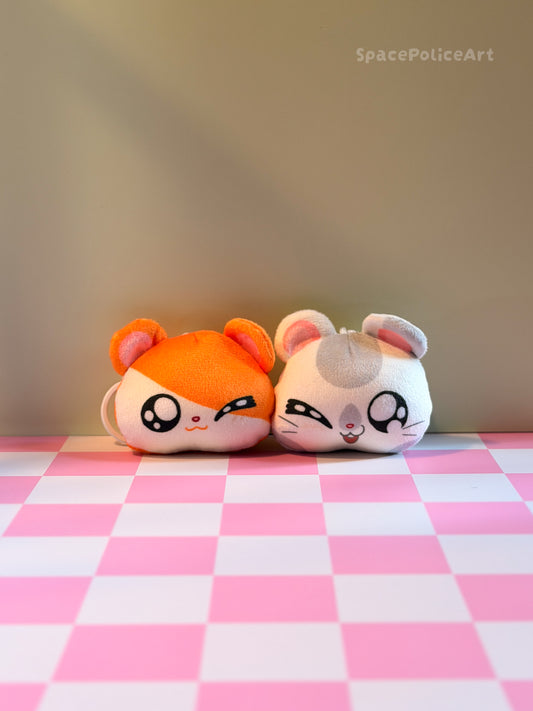 🐹Hamtaro & Muuknus🐹 Magnetic Plush Keychain
