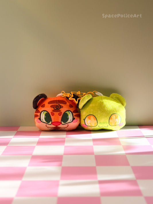 🐯Dash & Mochi🐸 Magnetic Plush Keychain