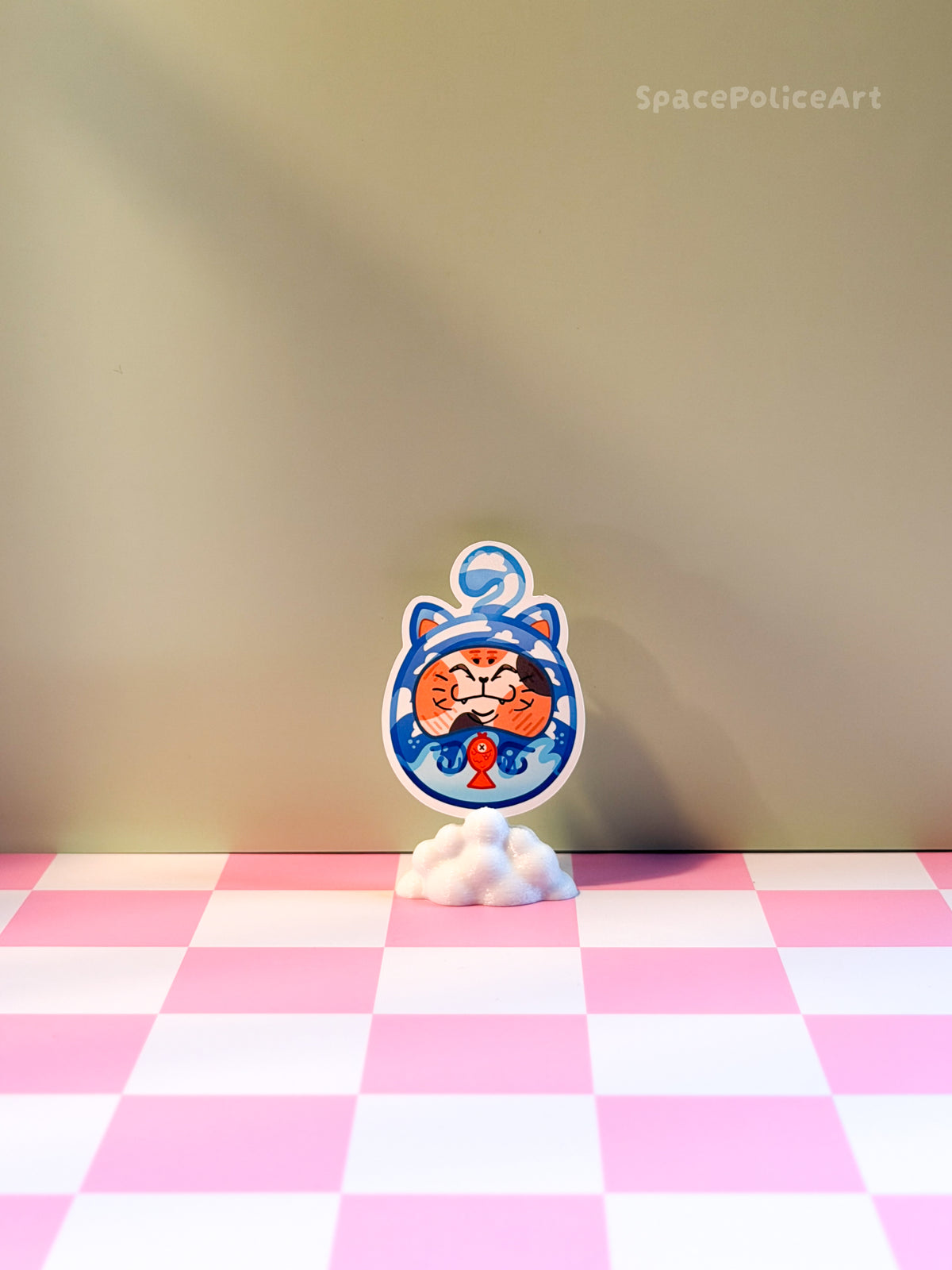 Daruma Cat
