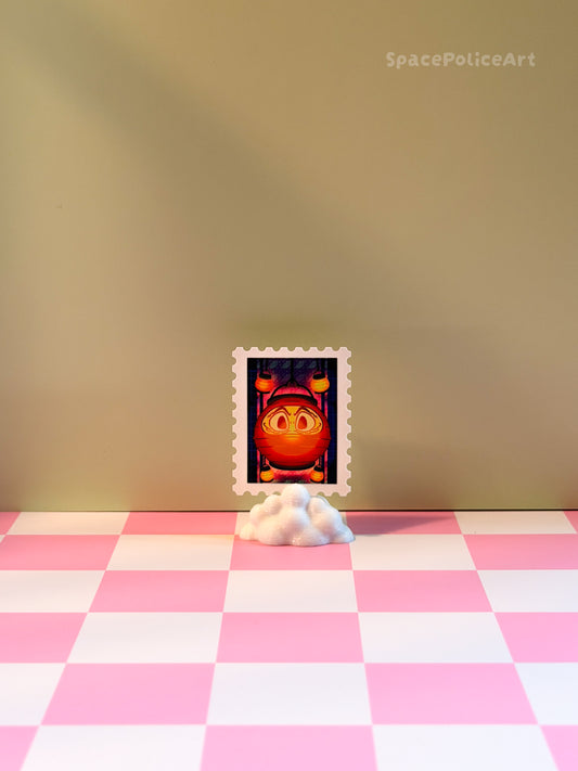 Briefmarke Daruma Laterne