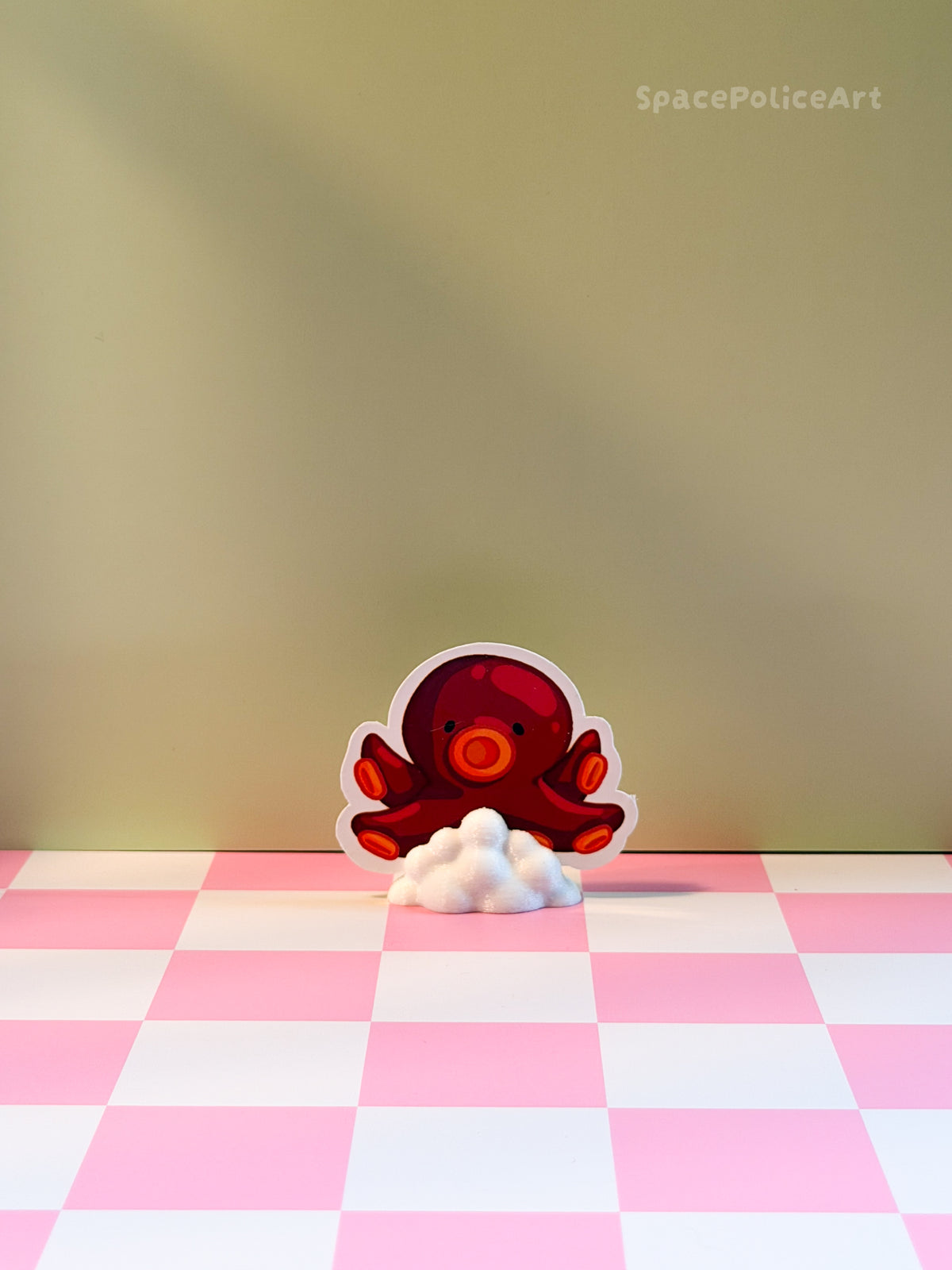 Roter Oktopus