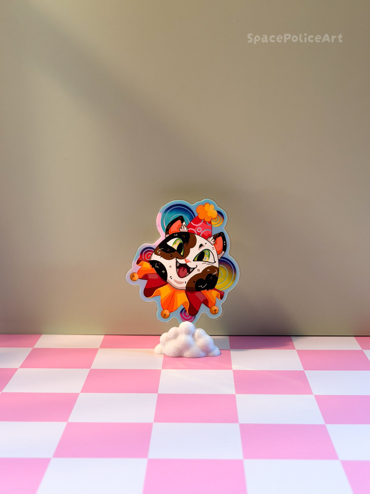 🎪 Tricolor Clown Cat 🎪
