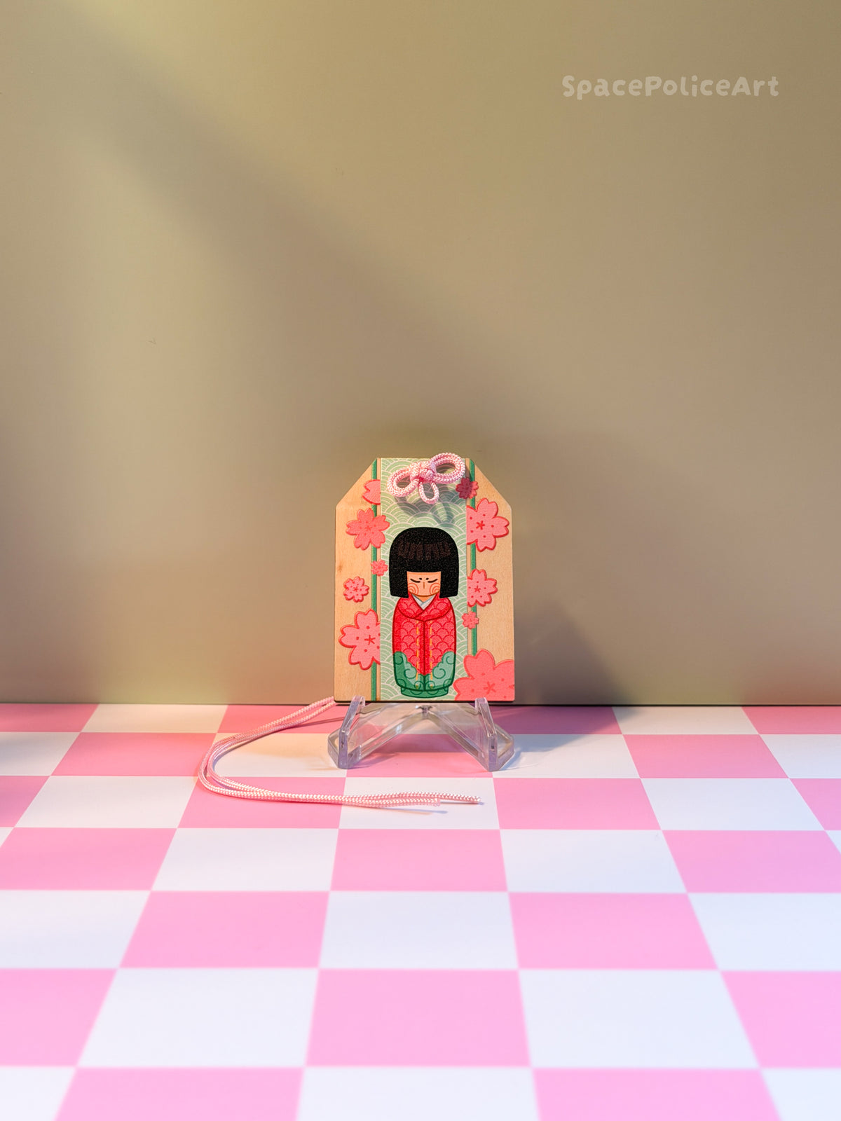 Omamori 🎎Kokeshi🎎 Holzanhänger