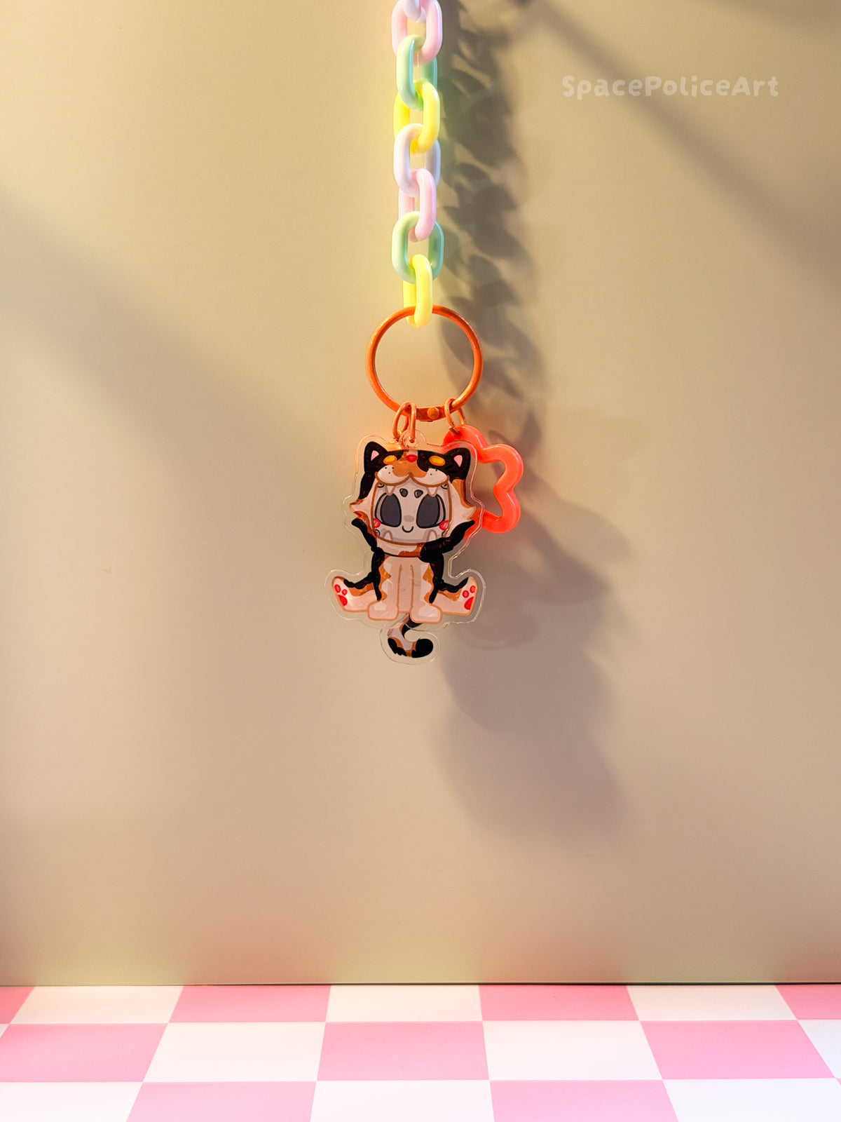 Chip Wagging Tail Keychain